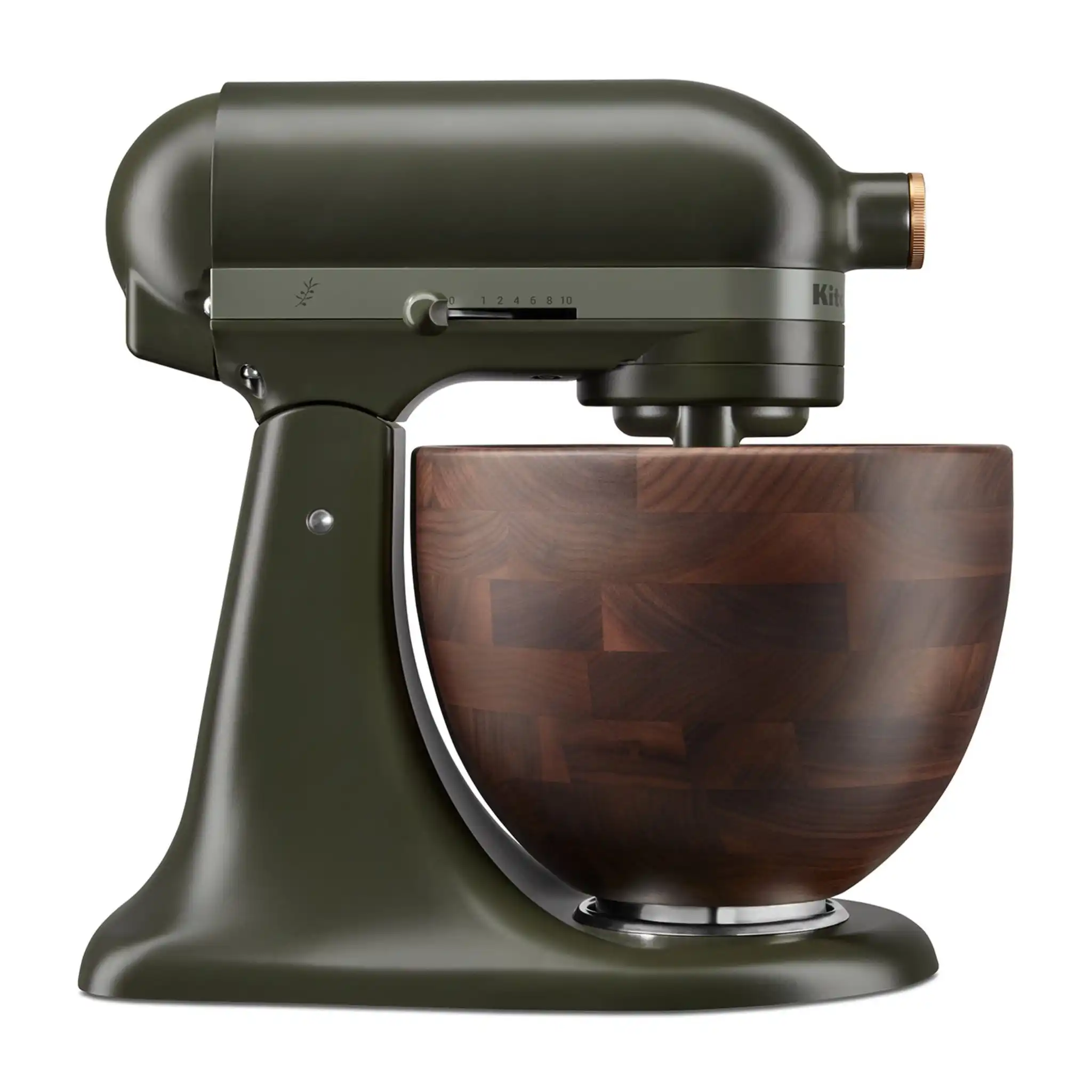 تصویر همزن کاسه دار کیچن اید با کاسه چوب گردو 4.7 لیتری مدل 180 آرتیزان 